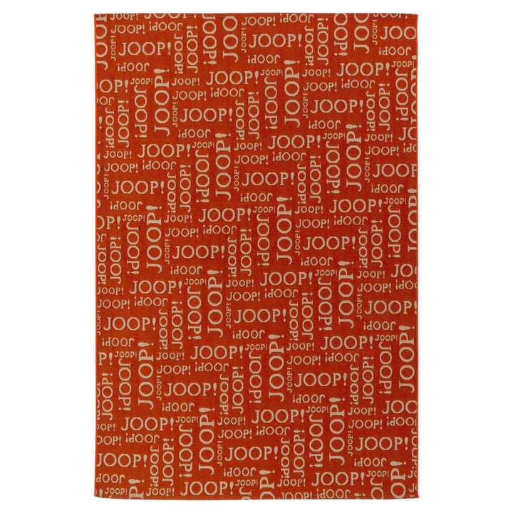 Joop! Outdoorteppich Repeat, Aprikose, Textil, Schriftz