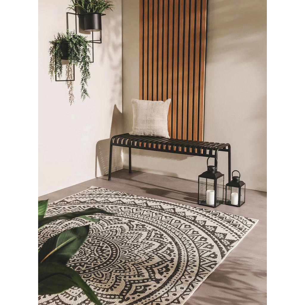 benuta Nest Outdoorteppich, Weiß, Textil, Rechteckig, 8