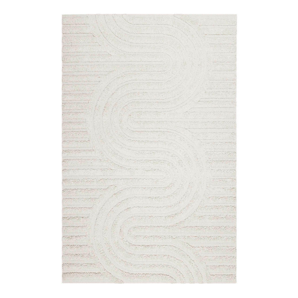Esprit Outdoorteppich Miles, Creme, Textil, Uni, rechte