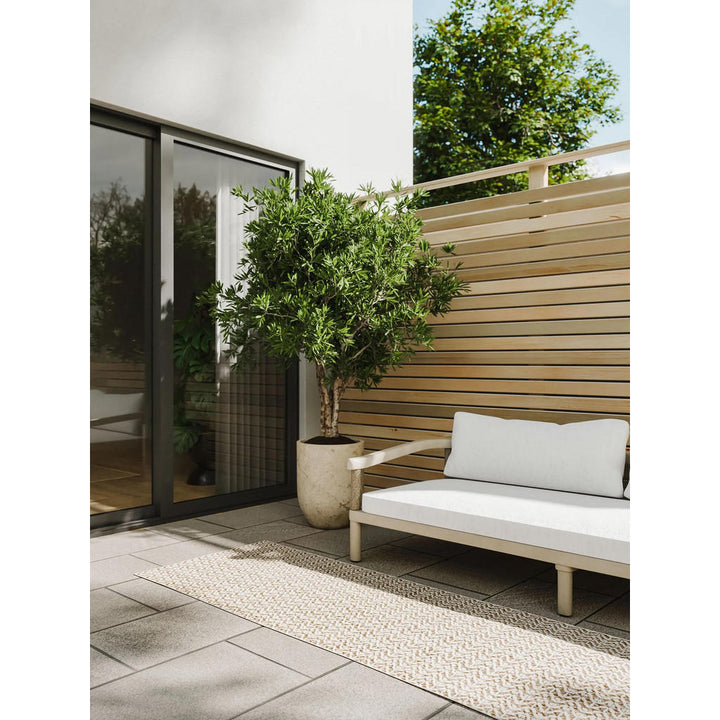 benuta Outdoorteppich, Creme, Kunststoff, Rechteckig, 7