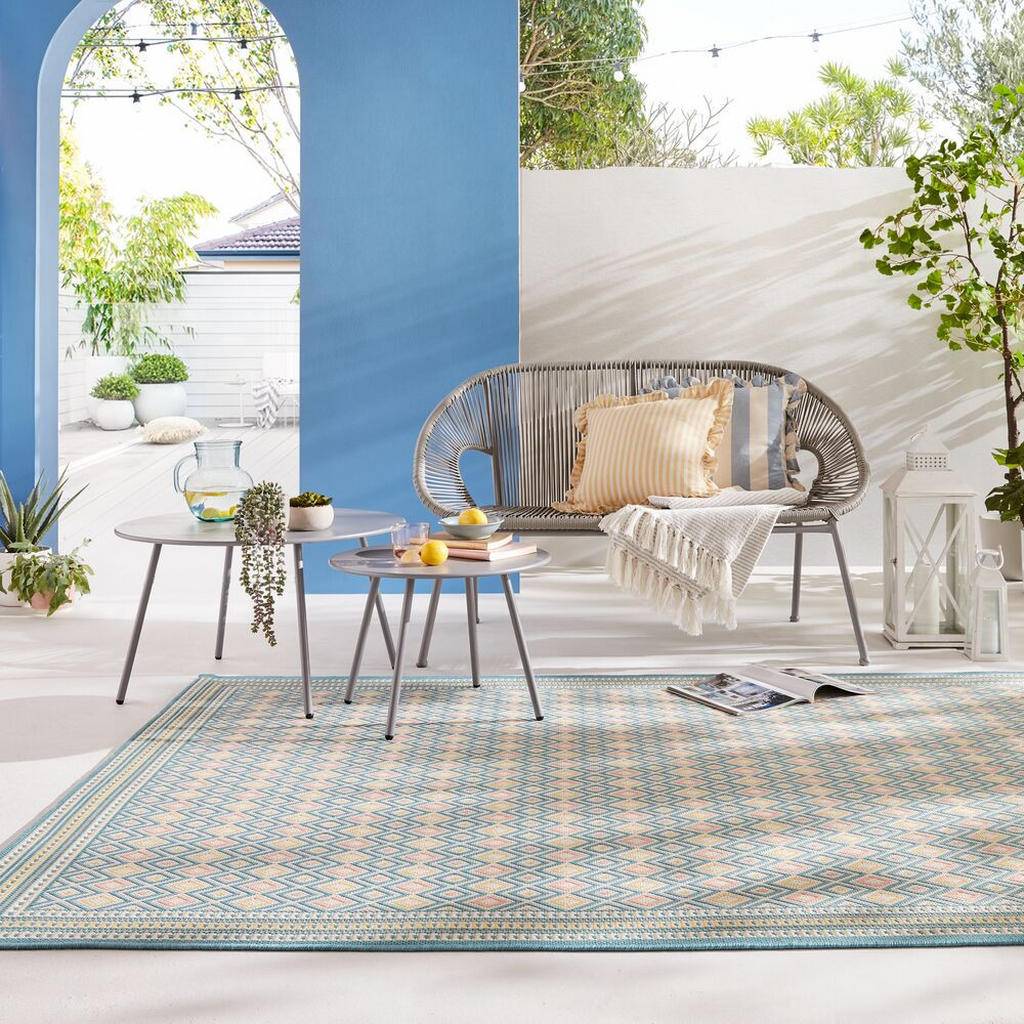 Kadima Design Teppich, Mehrfarbig, Textil, Grafikmuster
