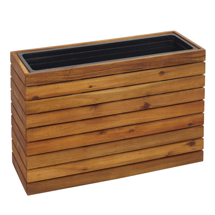 MCW Pflanzkasten, Braun, Holz, 63x41x23 cm, Gartenzubeh