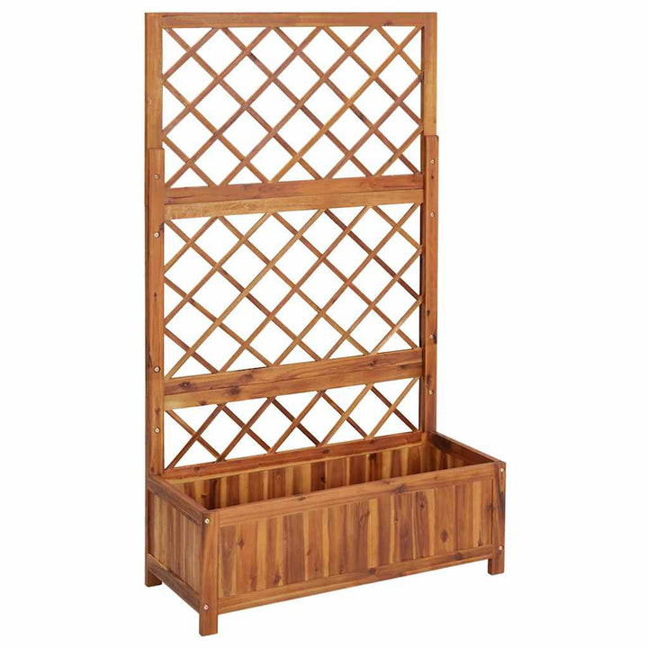 Deluke Pflanzkasten, Braun, Holz, 85x150x38 cm, Gartenz