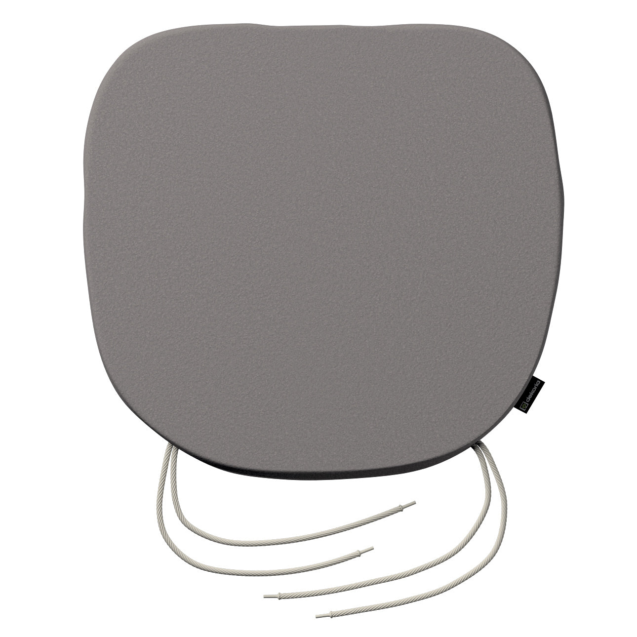 stuhlkissen marcus mit bindeschnur, beige, 40 x 37 x 2,5 cm, bouclé (702-82)