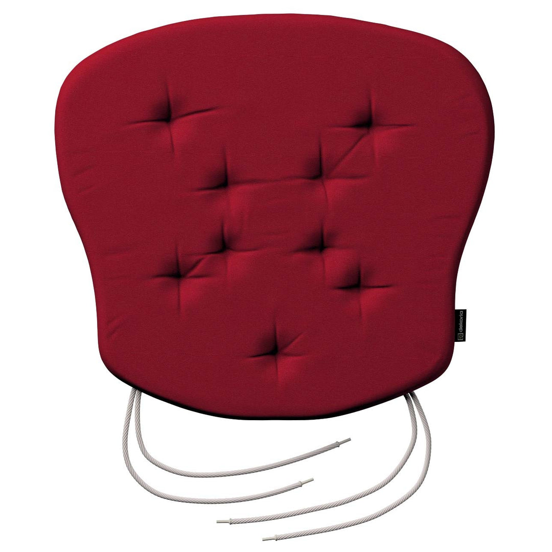stuhlkissen peter mit bindeschnur, rot, 41x 38 x 3,5 cm, etna (705-60)