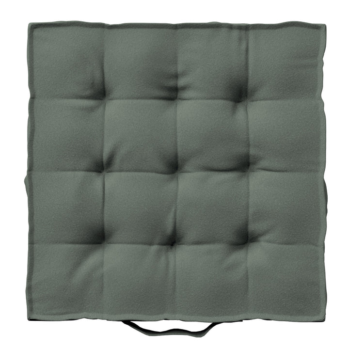 sitzkissen jacob mit handgriff, grün, 50 x 50 x 10 cm, bouclé (702-85)