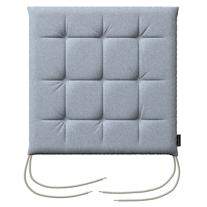 stuhlkissen jonas mit bindeschnur, steingrau, 40 x 40 x 3,5 cm, amsterdam (704-46)