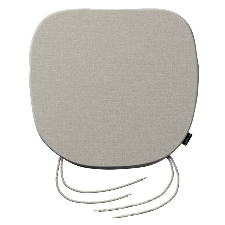 stuhlkissen marcus mit bindeschnur, grau, 40 x 37 x 2,5 cm, ingrid (705-40)