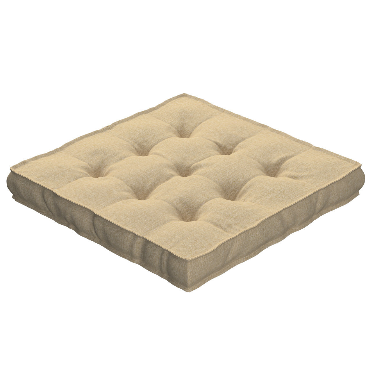 sitzkissen jacob mit handgriff, sandfarben, 50 x 50 x 10 cm, living plus (162-12)