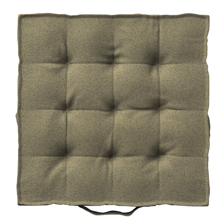 sitzkissen jacob mit handgriff, olivgrün, 40 x 40 x 6 cm, living loop (162-52)