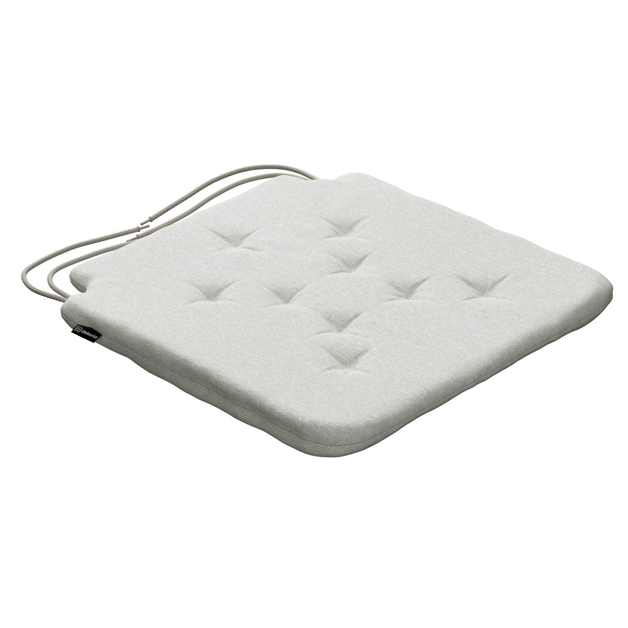 stuhlkissen christoph mit bindeschnur, creme, 42 x 41 x 3,5 cm, amsterdam (704-53)