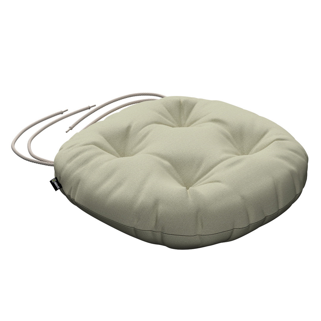 stuhlkissen adam mit bindeschnur, taupe, ⌀ 40 x 8 cm, loneta (133-05)