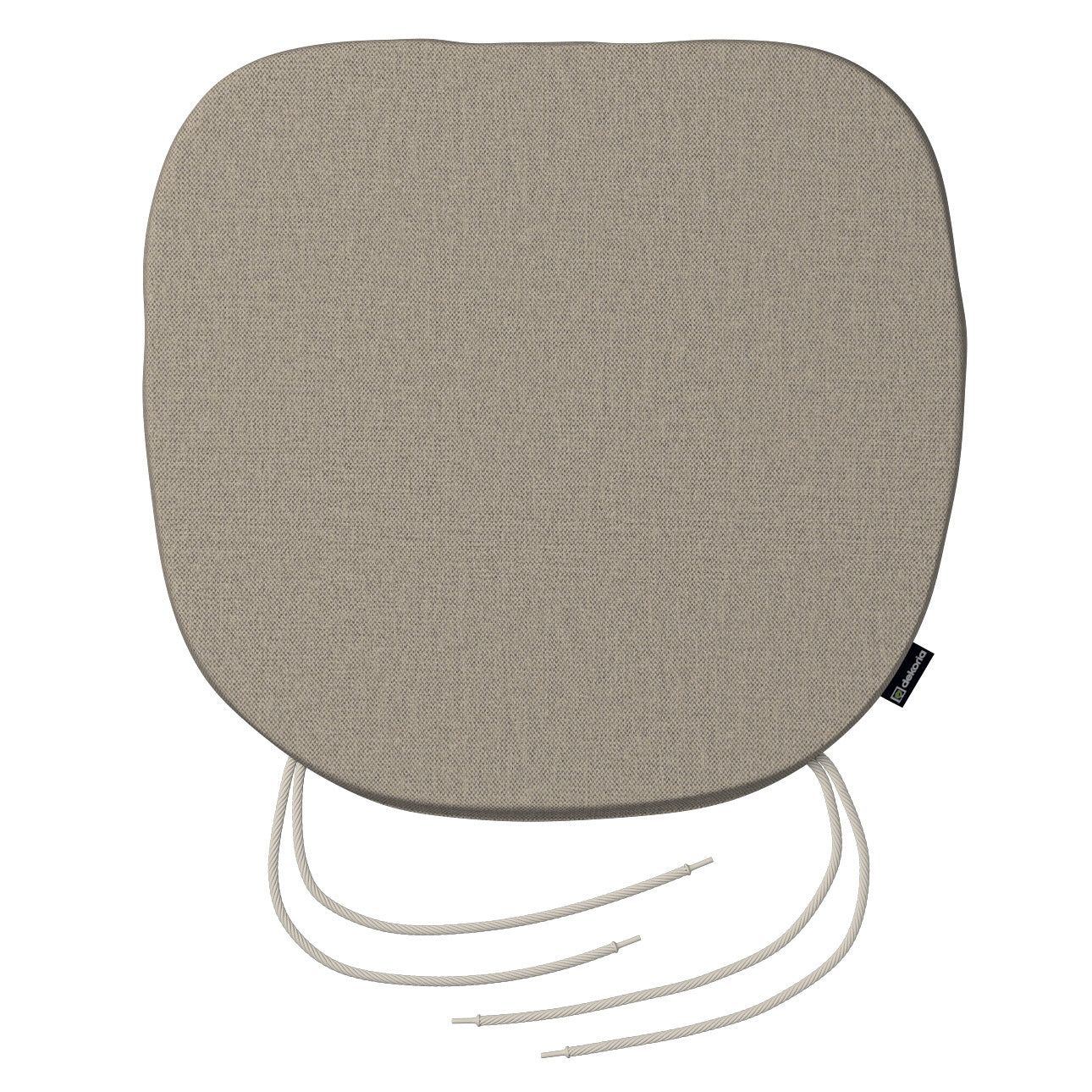 stuhlkissen marcus mit bindeschnur, 40 x 37 x 2,5 cm, living basic (162-47)