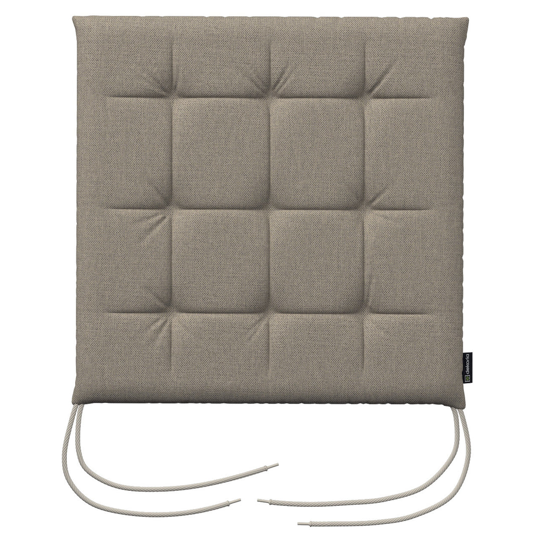 stuhlkissen jonas mit bindeschnur, 40 x 40 x 3,5 cm, living basic (162-47)
