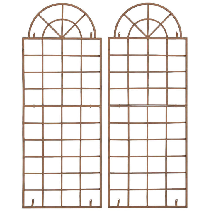 CLP Rankgitter, Braun, Metall, 70x180x1 cm, Gartenzubeh