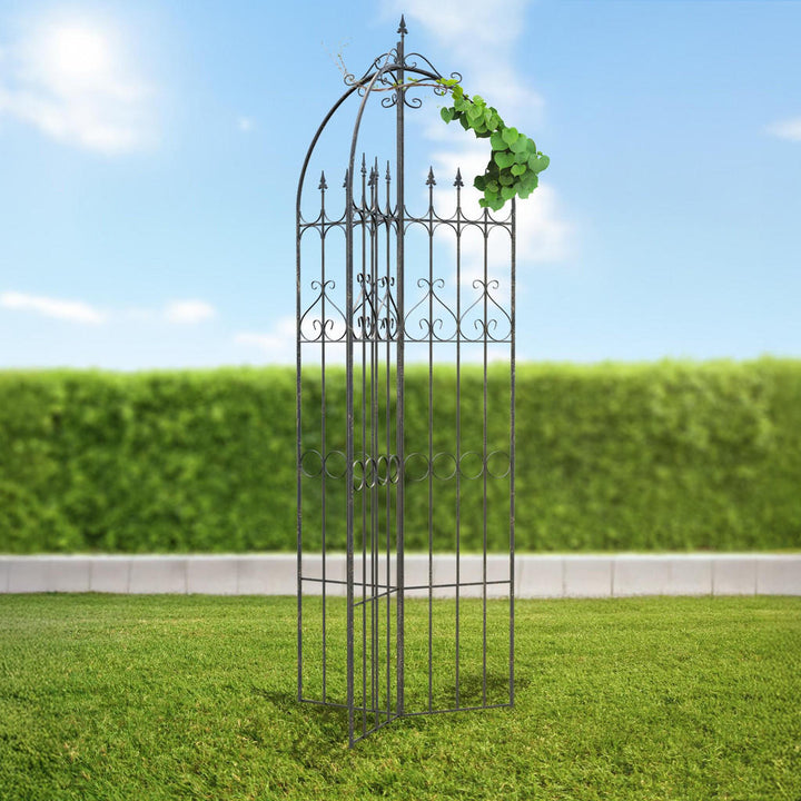 CLP Rankgitter, Bronze, Metall, 70x234x70 cm, Gartenzub