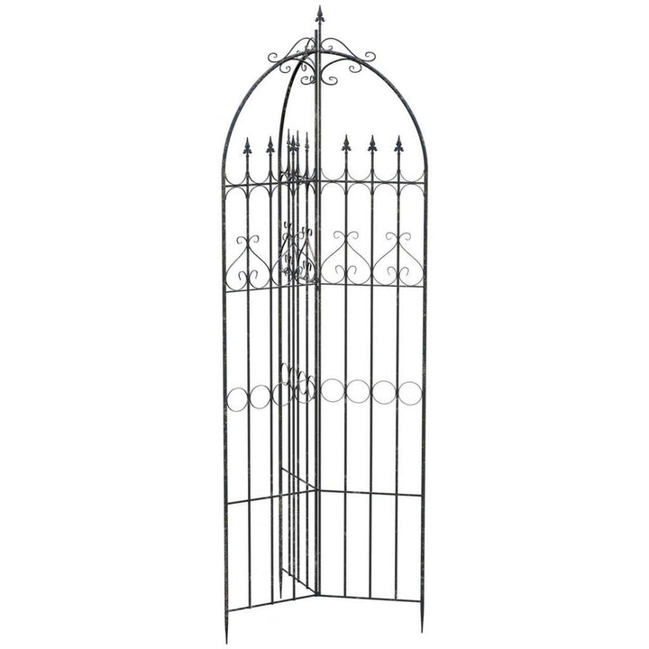CLP Rankgitter, Bronze, Metall, 70x234x70 cm, Gartenzub