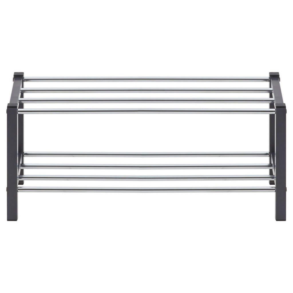 Idimex Schuhregal, Grau, Metall, Mode, 80x27x29 cm, Gar