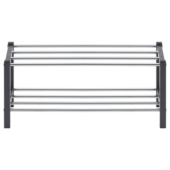 Idimex Schuhregal, Grau, Metall, Mode, 80x27x29 cm, Gar