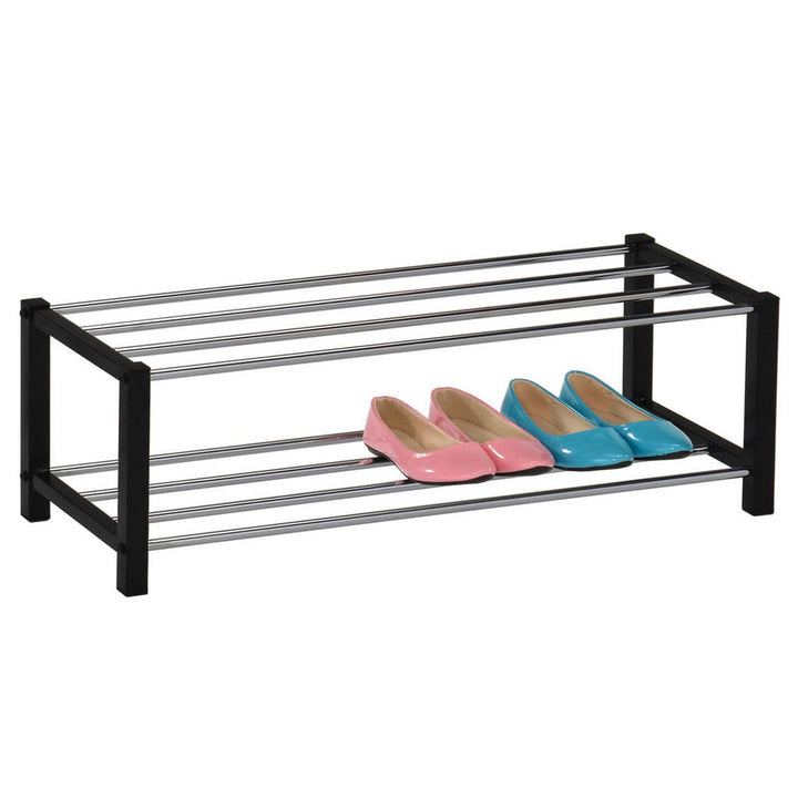 Idimex Schuhregal, Schwarz, Metall, Mode, 80x27x29 cm,