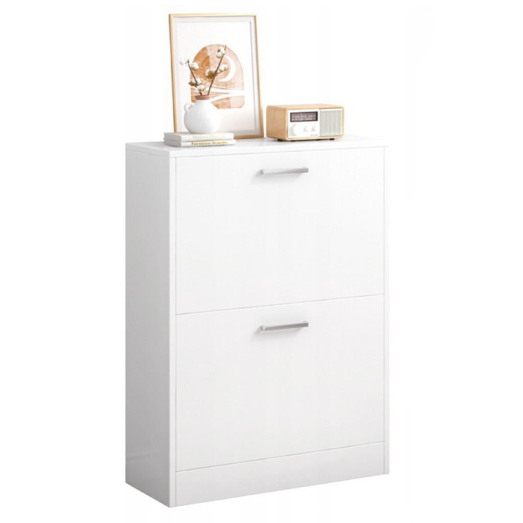 Schuhschrank,, Weiß, Holzwerkstoff, 60x80x24 cm, Garder