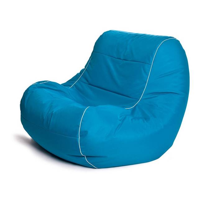 Sitzsack Scuba Chilly Bean Blau/Petrol Webstoff 108 x 75 x 70cm