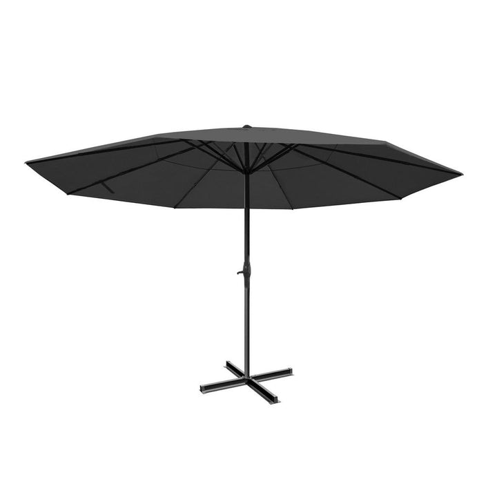 MCW Sonnenschirm, Anthrazit, Metall, 500x500 cm, Sonnen