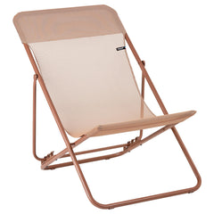 Lafuma Mobilier Strandstuhl Maxi Transat, Rotbraun, Met