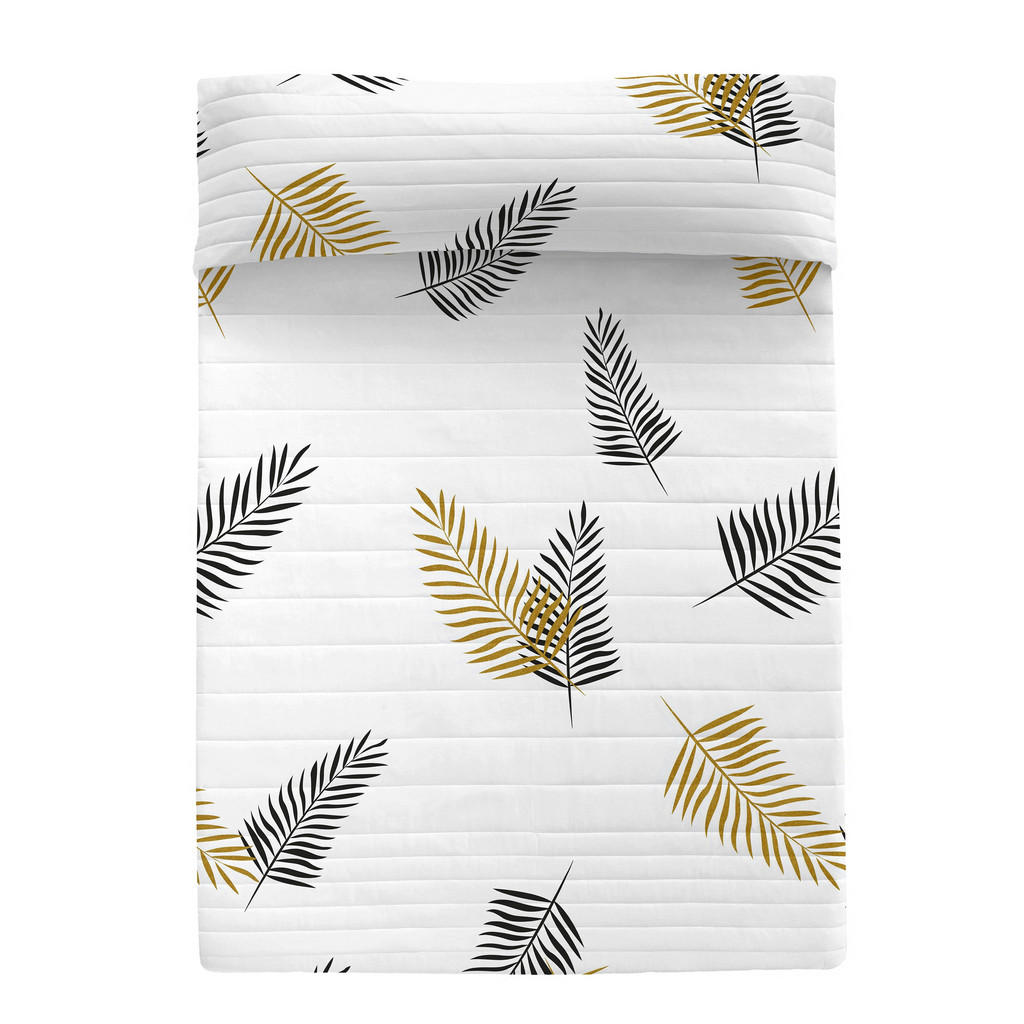 Happy Friday Tagesdecke, Mehrfarbig, Textil, Grafikmust