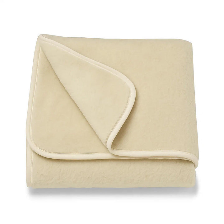 Provellus Tagesdecke, Weiß, Beige, Fell, 200x220 cm, Sc