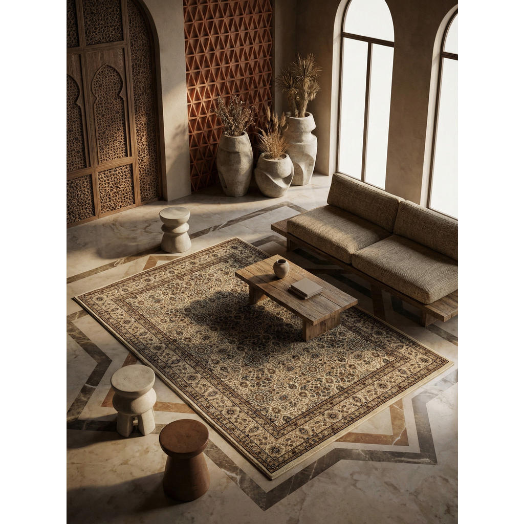 Kadima Design Teppich, Beige, Textil, Orientalisch, Rec