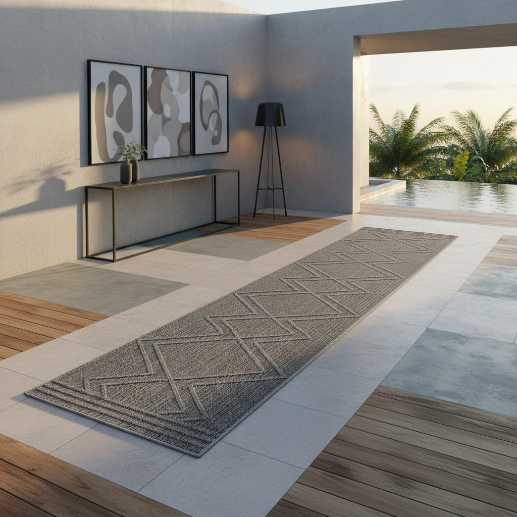 Kadima Design Teppich, Grau, Textil, Ethno, Rechteckig,