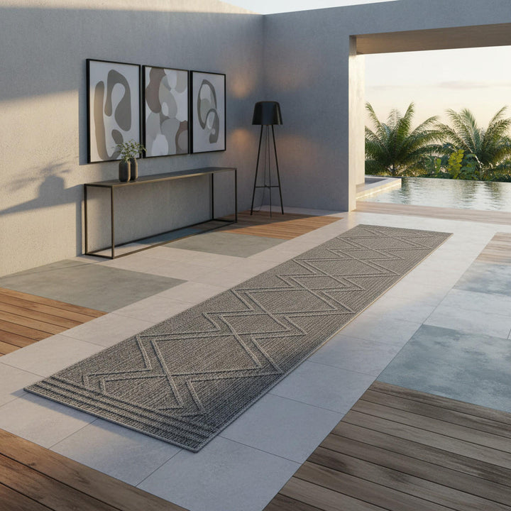 Kadima Design Teppich, Grau, Textil, Ethno, Rechteckig,