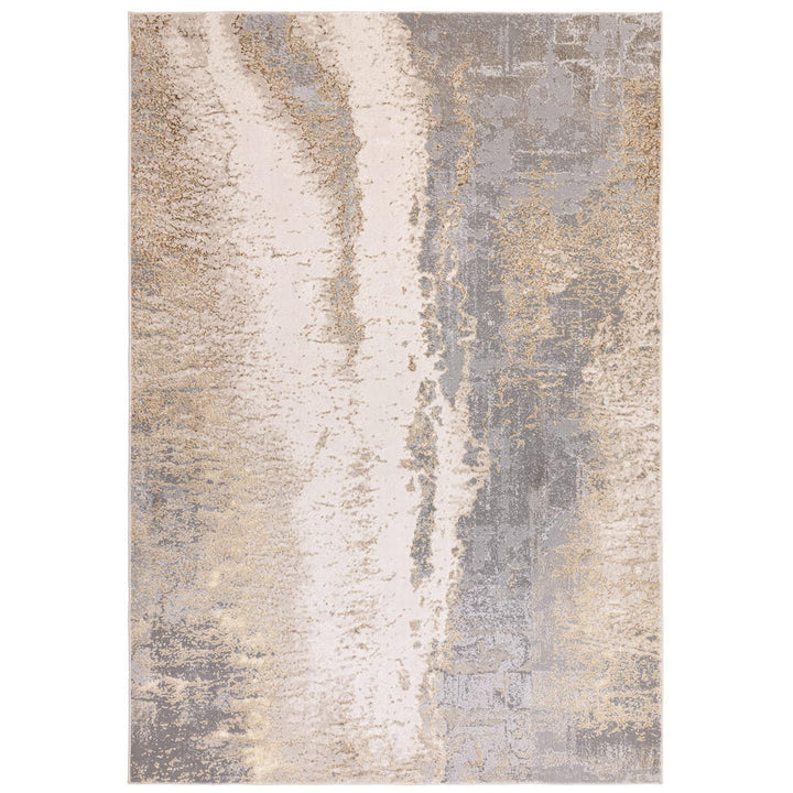 Kadima Design Teppich, Silber, Textil, Abstrakt, Rechte