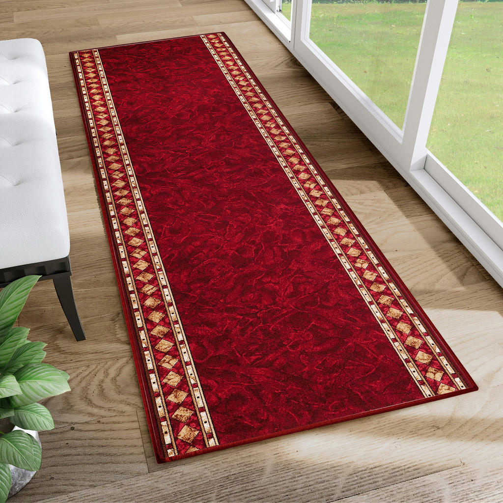 Tapiso Teppichläufer, Rot, Textil, Ethno, Rechteckig, 6