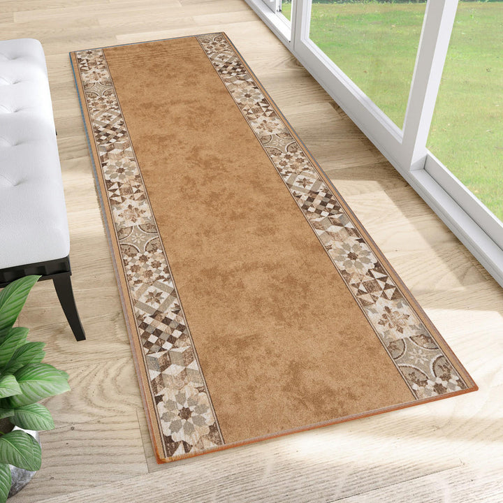 Tapiso Teppichläufer, Sand, Textil, Orientalisch, Recht
