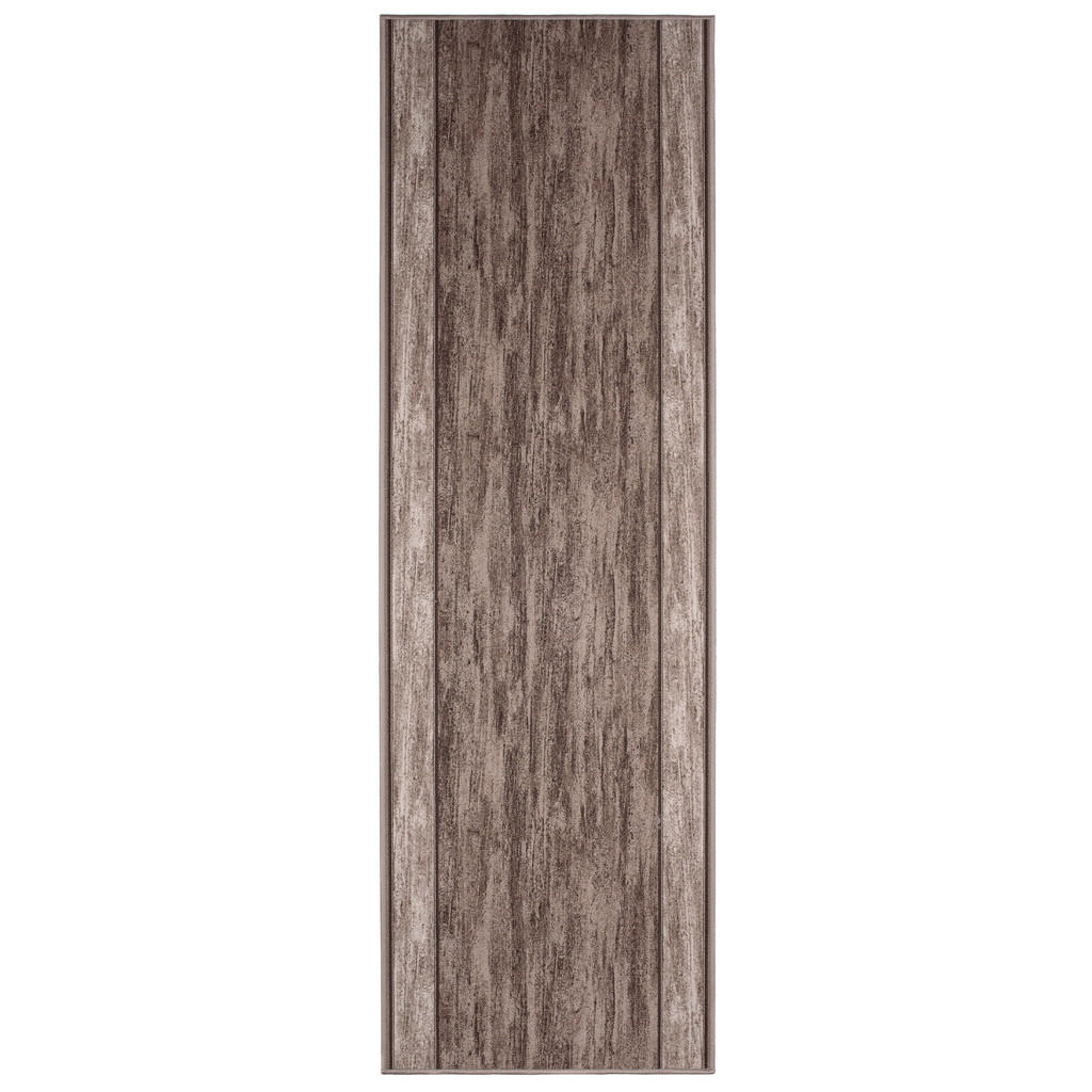 Tapiso Teppichläufer, Taupe, Textil, Ethno, Rechteckig,