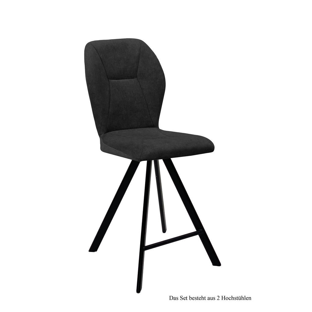 58aufmkessel Thekenstuhl, Anthrazit, Schwarz, Kunststof