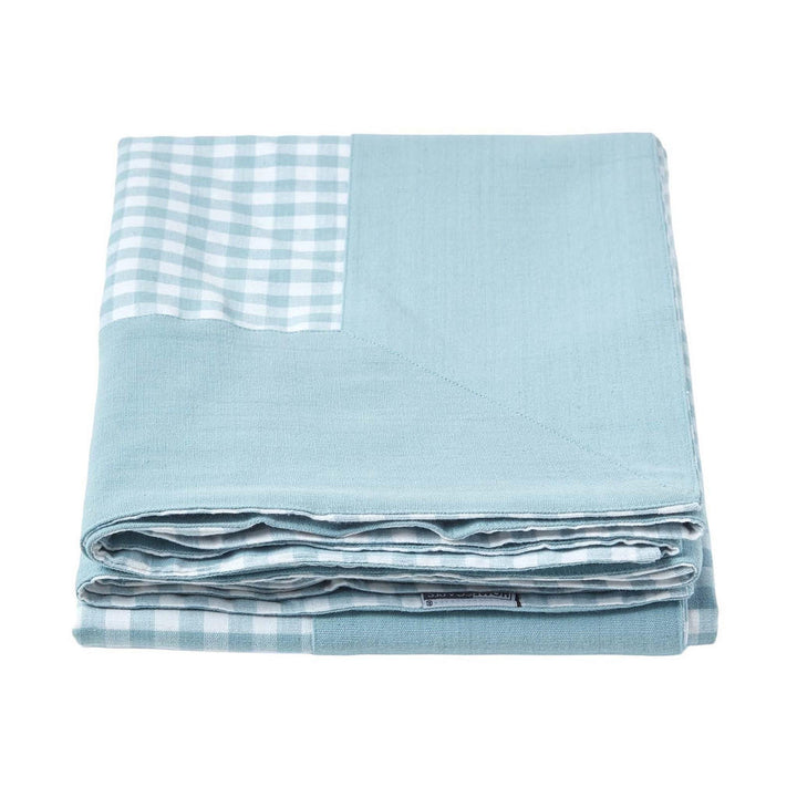 Homescapes Überwurf, Blau, Textil, Kariert, Rechteckig,