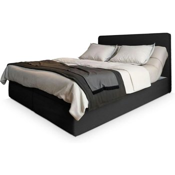 MASSENO Boxbett mit Bettkasten Astor ¦ schwarz ¦ Maße (cm): B: 140 H: 98 Betten