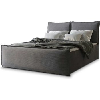 MASSENO Boxbett mit Bettkasten Monta ¦ grau ¦ Maße (cm): B: 140 H: 98 Betten