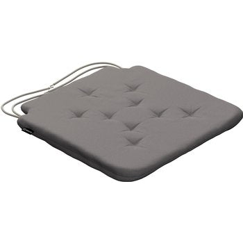 stuhlkissen christoph mit bindeschnur, beige, 42 x 41 x 3,5 cm, bouclé (702-82)