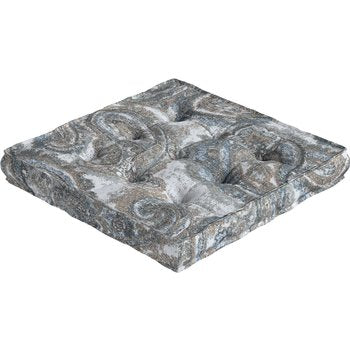 sitzkissen jacob mit handgriff, blau-grün, 40 x 40 x 6 cm, cosy home (145-33)