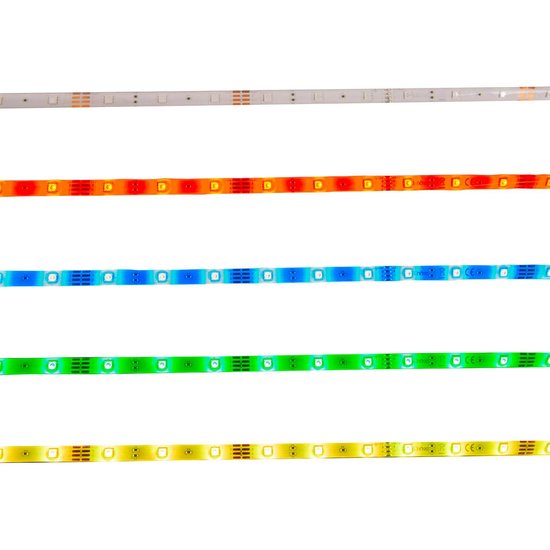 LED-RGB Stripe mit Fernbedienung, Länge 5 Meter