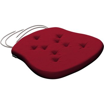 stuhlkissen peter mit bindeschnur, rot, 41x 38 x 3,5 cm, etna (705-60)