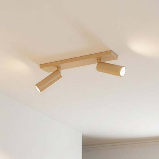 Arcchio Deckenspot Brinja Slim, coffee, 2-flg., GU10 MR11