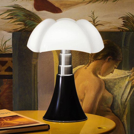 Martinelli Luce Akkutischlampe Minipipistrello, braun, 35 cm