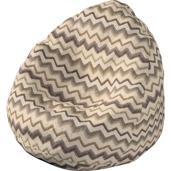 sitzsack, creme-oliv, ø80 x 115 cm, cosy home (145-39)