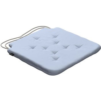 stuhlkissen christoph mit bindeschnur, hellblau, 42 x 41 x 3,5 cm, loneta (133-35)