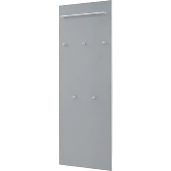 Garderobenpaneel Xena ¦ grau ¦ Holzwerkstoff,Glas ¦ Maße (cm): B: 60 H: 170 T: 10.0 Garderoben & Kleiderstangen